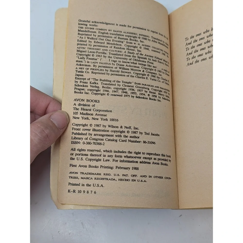 Communion‎ A True Story by Whitley Strieber 1988 Avon Paperback Alien Abduction